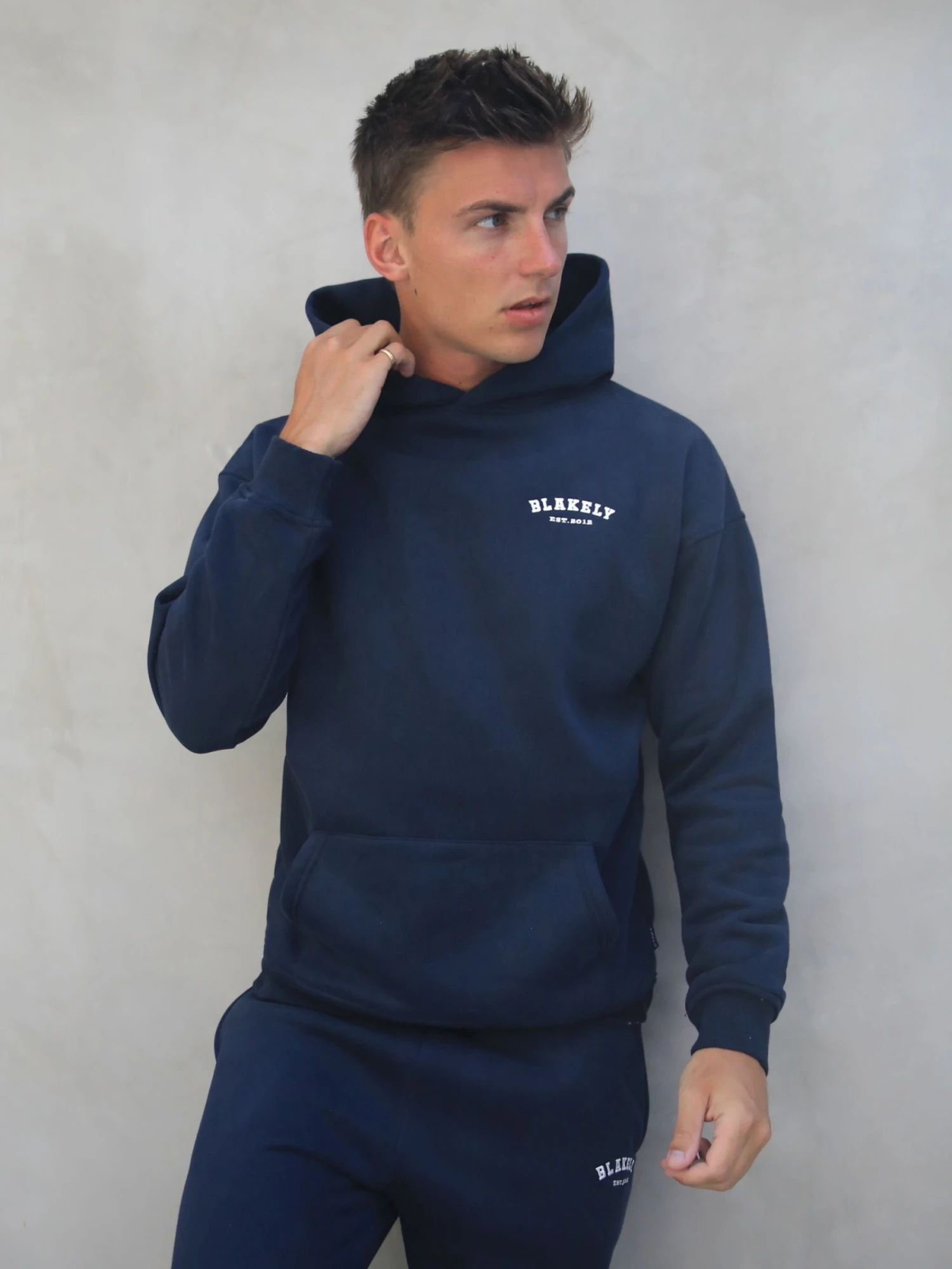 Heritage Relaxed Hoodie - Dark Navy 3 Heritage Relaxed Hoodie - Dark Navy