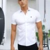 Sydney Short Sleeve Shirt - White -Cheap Clothing Store 850 3 white newlead