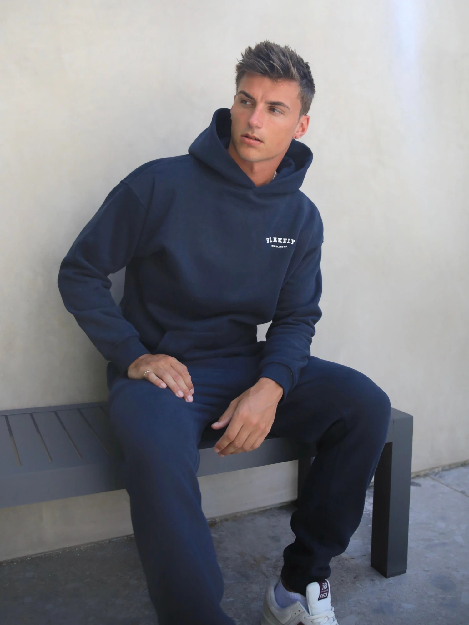 Heritage Relaxed Hoodie - Dark Navy 7 Heritage Relaxed Hoodie - Dark Navy - Image 5