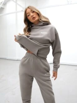 Heritage Oversized Hoodie - Neutral Grey -Cheap Clothing Store 867VWSafariGreen 01D