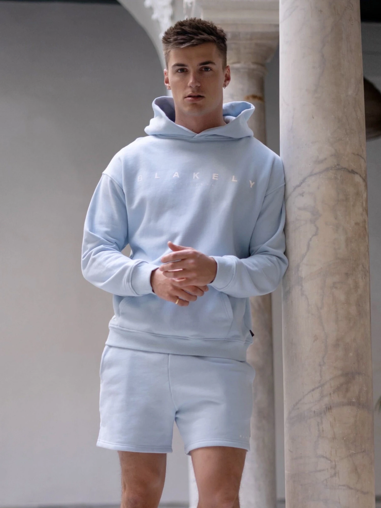 Evolved Hoodie - Light Blue 3 Evolved Hoodie - Light Blue