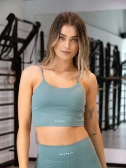 Soft Sculpt Bra - Sage Green -Cheap Clothing Store B105Sagebrand 03D