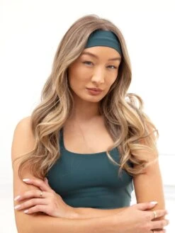 Studio Headband - Teal Green -Cheap Clothing Store B11GHeadband 04D