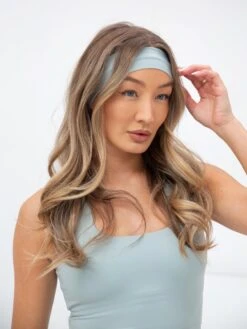 Studio Headband - Mineral Blue -Cheap Clothing Store B11GLightBlue 03D