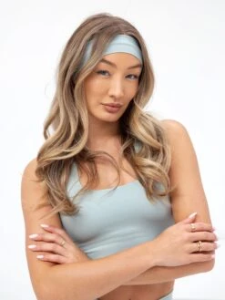 Studio Headband - Mineral Blue -Cheap Clothing Store B11GLightBlue 04D