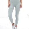 Studio Crossover Leggings - Mineral Blue -Cheap Clothing Store B602LightBlue 02LEADD
