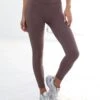 Studio Crossover Leggings - Mauve Brown -Cheap Clothing Store B602LightBrownLEADD