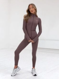 Studio Active Jacket - Mauve Brown -Cheap Clothing Store B605LightBrown 06D