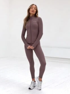 Studio Active Jacket - Mauve Brown -Cheap Clothing Store B605LightBrown 07D