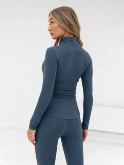 Studio Active Jacket - Slate Blue 13 Studio Active Jacket - Slate Blue -Cheap Clothing Store B605SlateBlue 06D