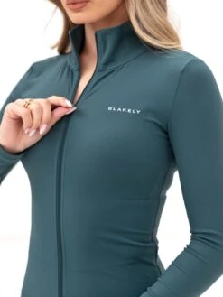 Studio Active Jacket - Teal Green -Cheap Clothing Store B605TealGreen 05D