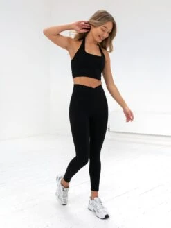 Studio Halter Neck Bra - Black -Cheap Clothing Store B614Black 02D