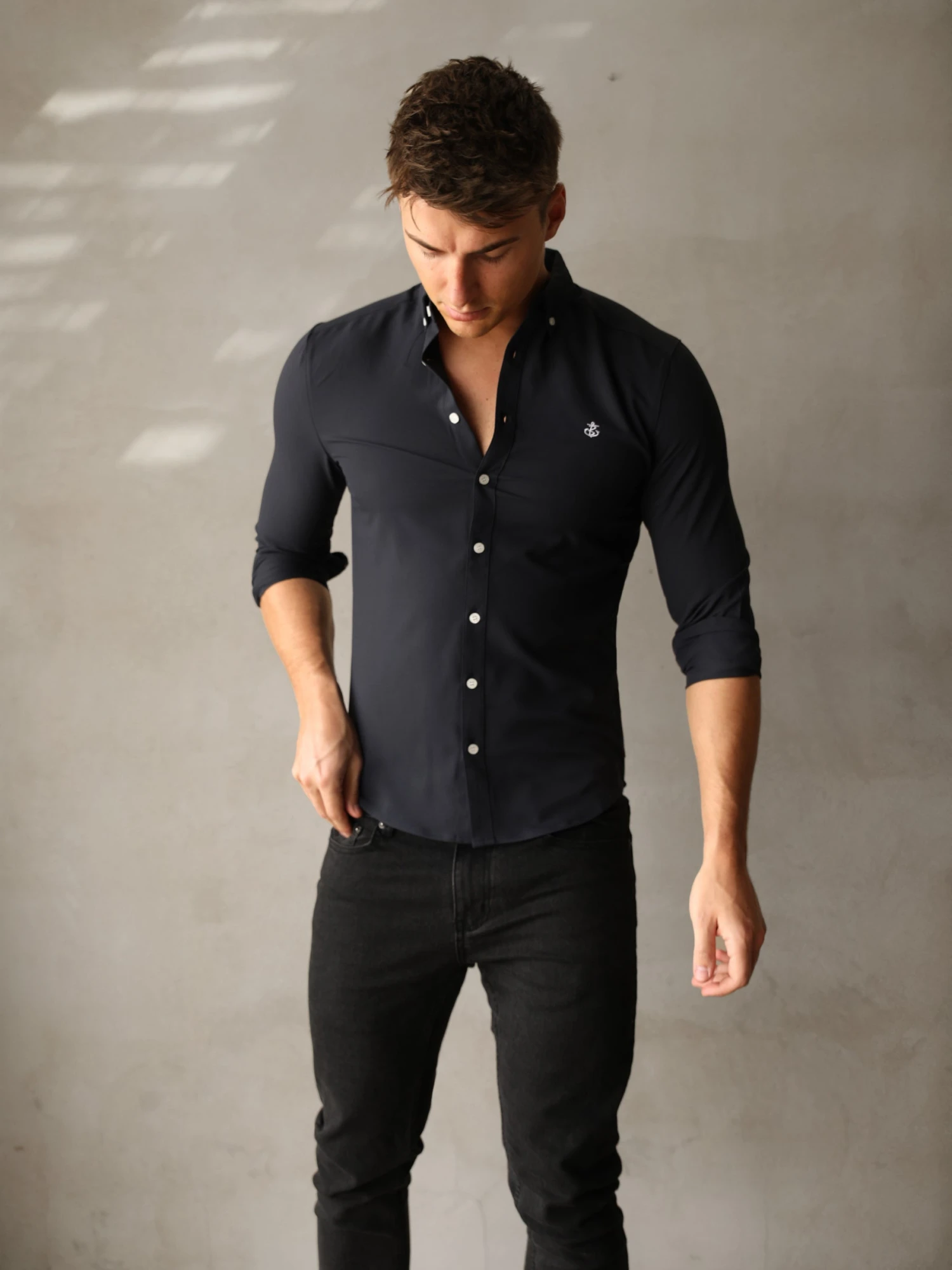 Calcata Shirt - Dark Navy 4 Calcata Shirt - Dark Navy - Image 2
