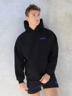 Training Club Relaxed Hoodie - Black & Blue -Cheap Clothing Store Blue 03D 981503af 29be 4950 8b25 4656d7ae3a3a