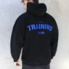 Training Club Relaxed Hoodie - Black & Blue -Cheap Clothing Store Blue 06LEADD