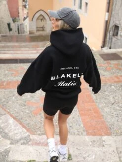 Italia Oversized Hoodie - Black -Cheap Clothing Store Brand 17D 93af25f3 9963 4668 a00c 6f4532e0c07d