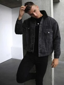 Rapha Denim Jacket - Charcoal -Cheap Clothing Store Charcoal 01