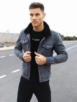 Daytona Denim Jacket - Grey -Cheap Clothing Store Daytona 4D