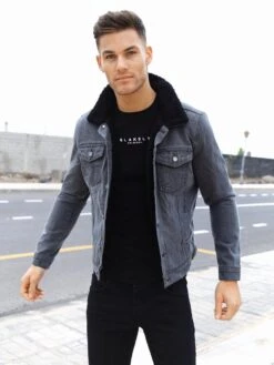 Daytona Denim Jacket - Grey -Cheap Clothing Store Daytona 5D