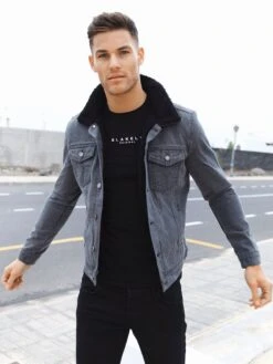 Daytona Denim Jacket - Grey -Cheap Clothing Store Daytona 6D