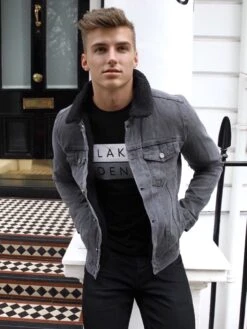 Daytona Denim Jacket - Grey -Cheap Clothing Store Daytona 9D