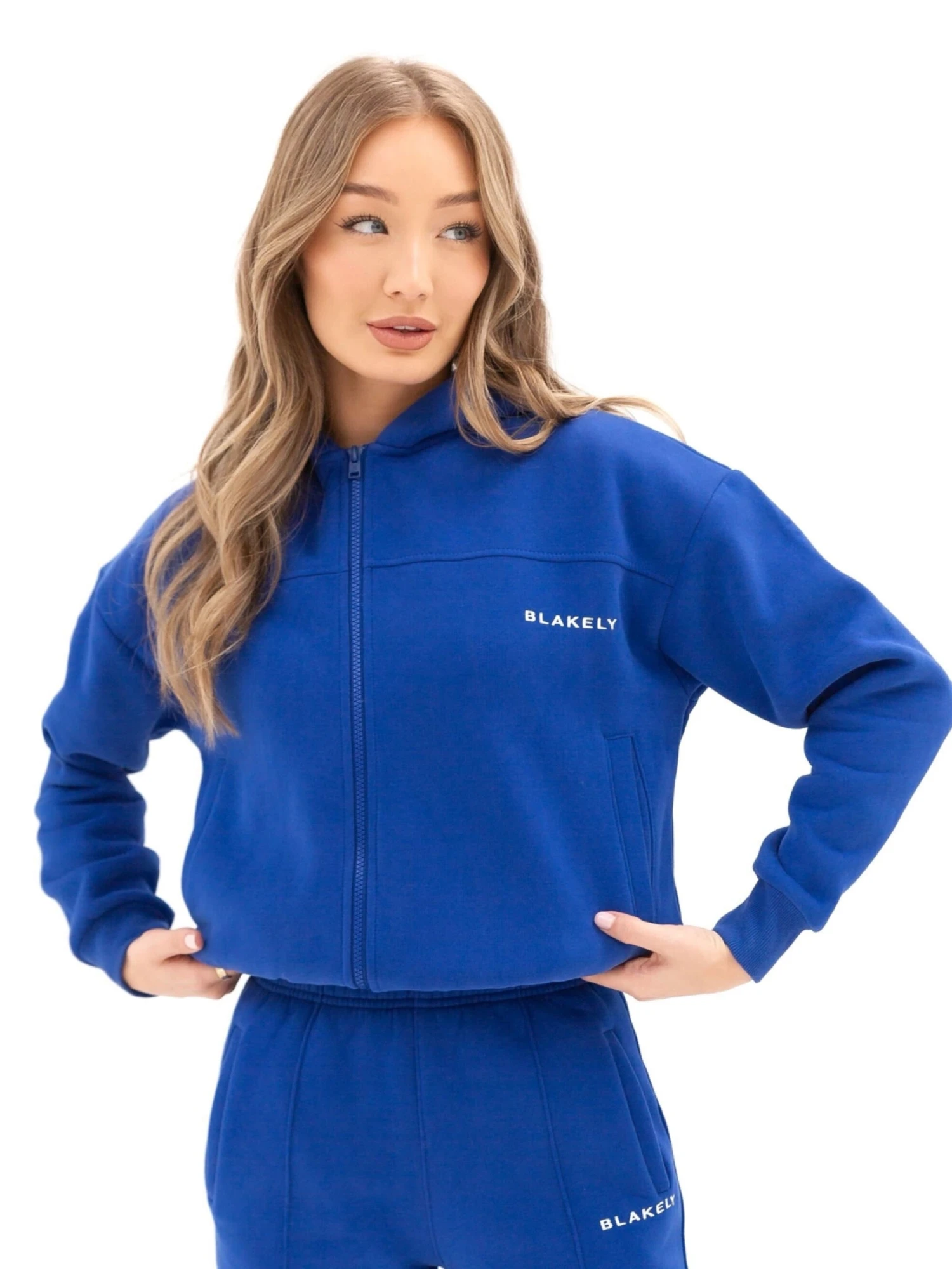 Everyday Full Zip Hoodie - Cobalt Blue 3 Everyday Full Zip Hoodie - Cobalt Blue