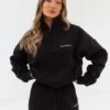 Everyday 1/4 Zip Jumper - Black 2 Everyday 1/4 Zip Jumper - Black -Cheap Clothing Store EVERYDAYQUARTERZIPBLACK