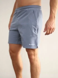 Blakely Track Shorts - Light Blue -Cheap Clothing Store Frame143