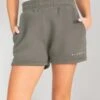 Isabel Jogger Shorts - Safari Green -Cheap Clothing Store Frame171