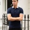 Dalston Polo - Navy -Cheap Clothing Store Frame191