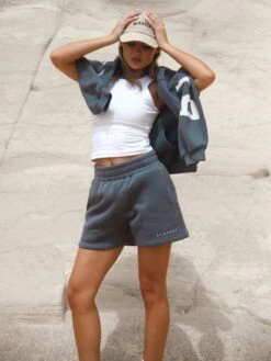 Isabel Jogger Shorts - Blue 12 Isabel Jogger Shorts - Blue -Cheap Clothing Store Frame195