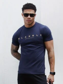 Imola T-Shirt - Navy -Cheap Clothing Store Frame75