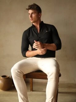 Stretch Chino - Tan -Cheap Clothing Store Frame81