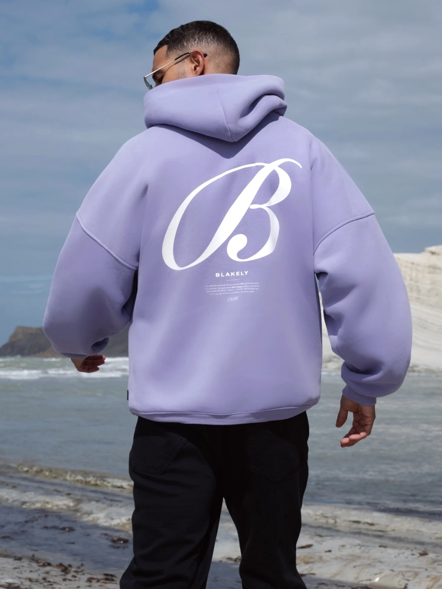 Vita Relaxed Hoodie - Violet 7 Vita Relaxed Hoodie - Violet - Image 5