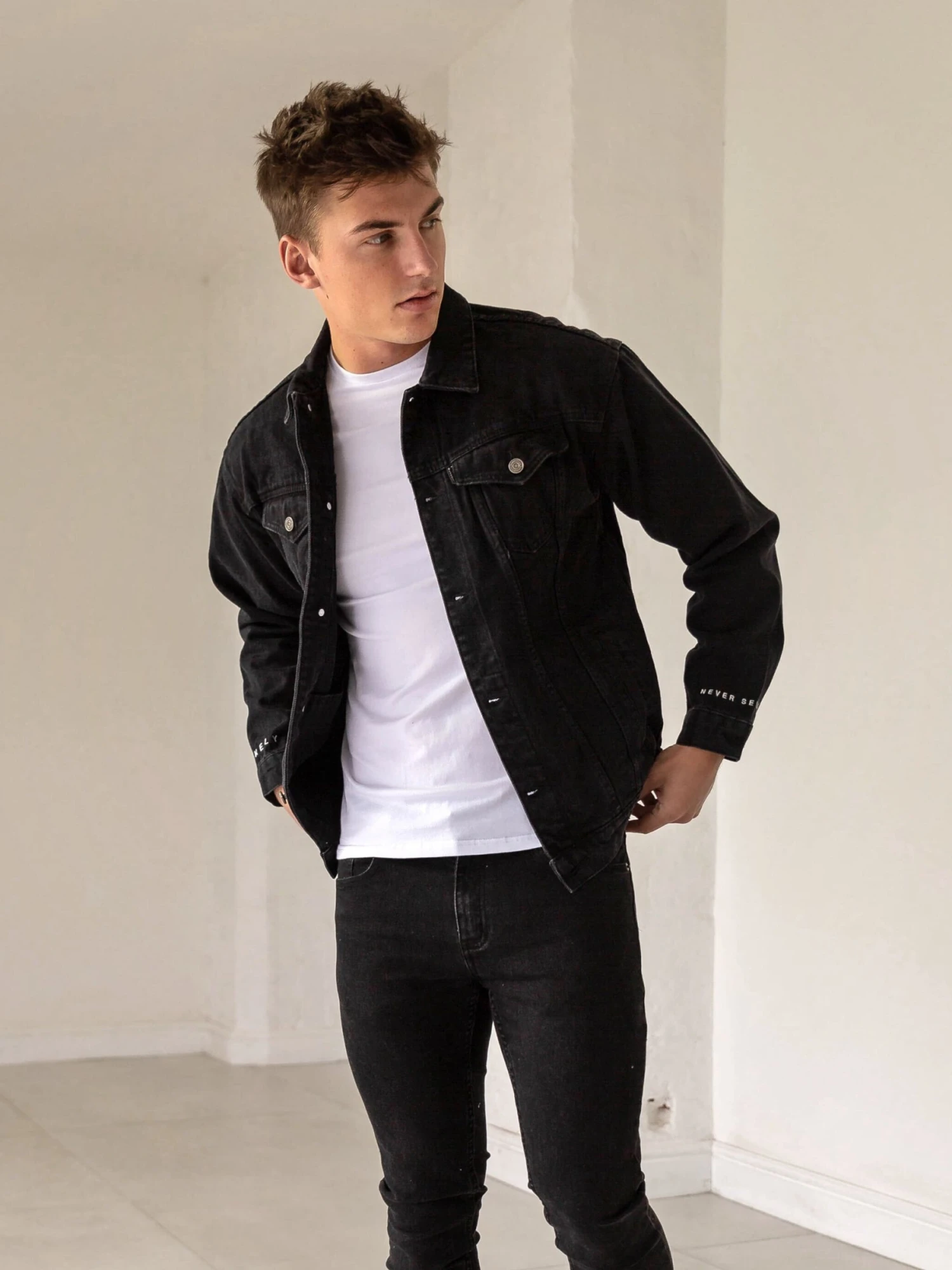 Greenwich Denim Jacket - Black 5 Greenwich Denim Jacket - Black - Image 3