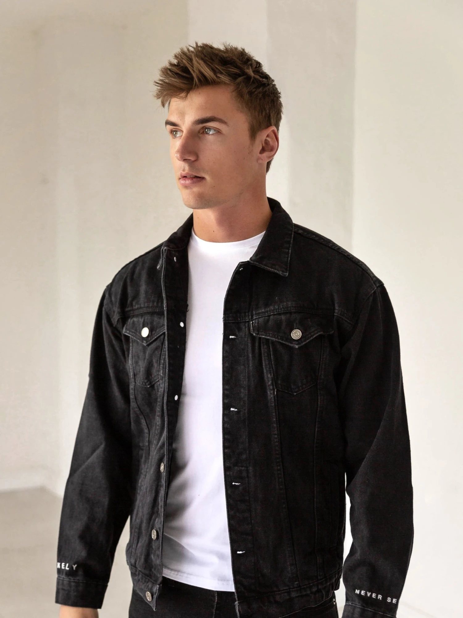 Greenwich Denim Jacket - Black 8 Greenwich Denim Jacket - Black - Image 6