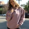 Heritage Oversized Hoodie - Dusty Pink -Cheap Clothing Store HERITAGEDUSTYPINK