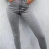High Waisted Skinny Jeans - Grey -Cheap Clothing Store HighWaistGrey1D NewWebSize