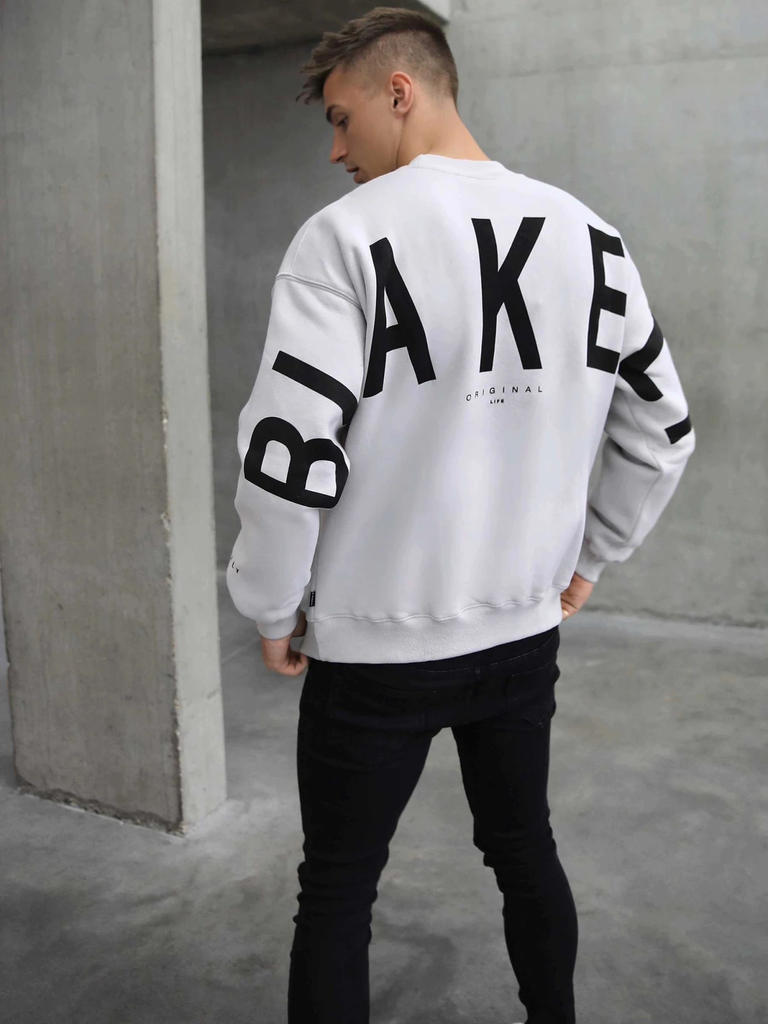 Idris Oversized Jumper - Stone 4 Idris Oversized Jumper - Stone - Image 2