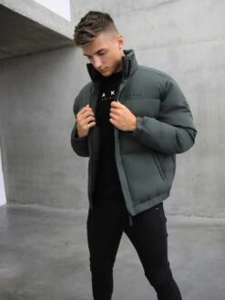 Fallon Coat - Khaki Green -Cheap Clothing Store Kahki 1