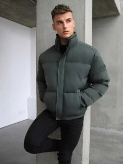 Fallon Coat - Khaki Green -Cheap Clothing Store Khaki 4