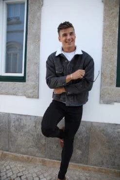 Raleigh Denim Jacket - Grey -Cheap Clothing Store Photo07 09 2022 22252pm