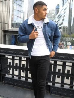 Raleigh Denim Jacket - Blue -Cheap Clothing Store RaleighblueD