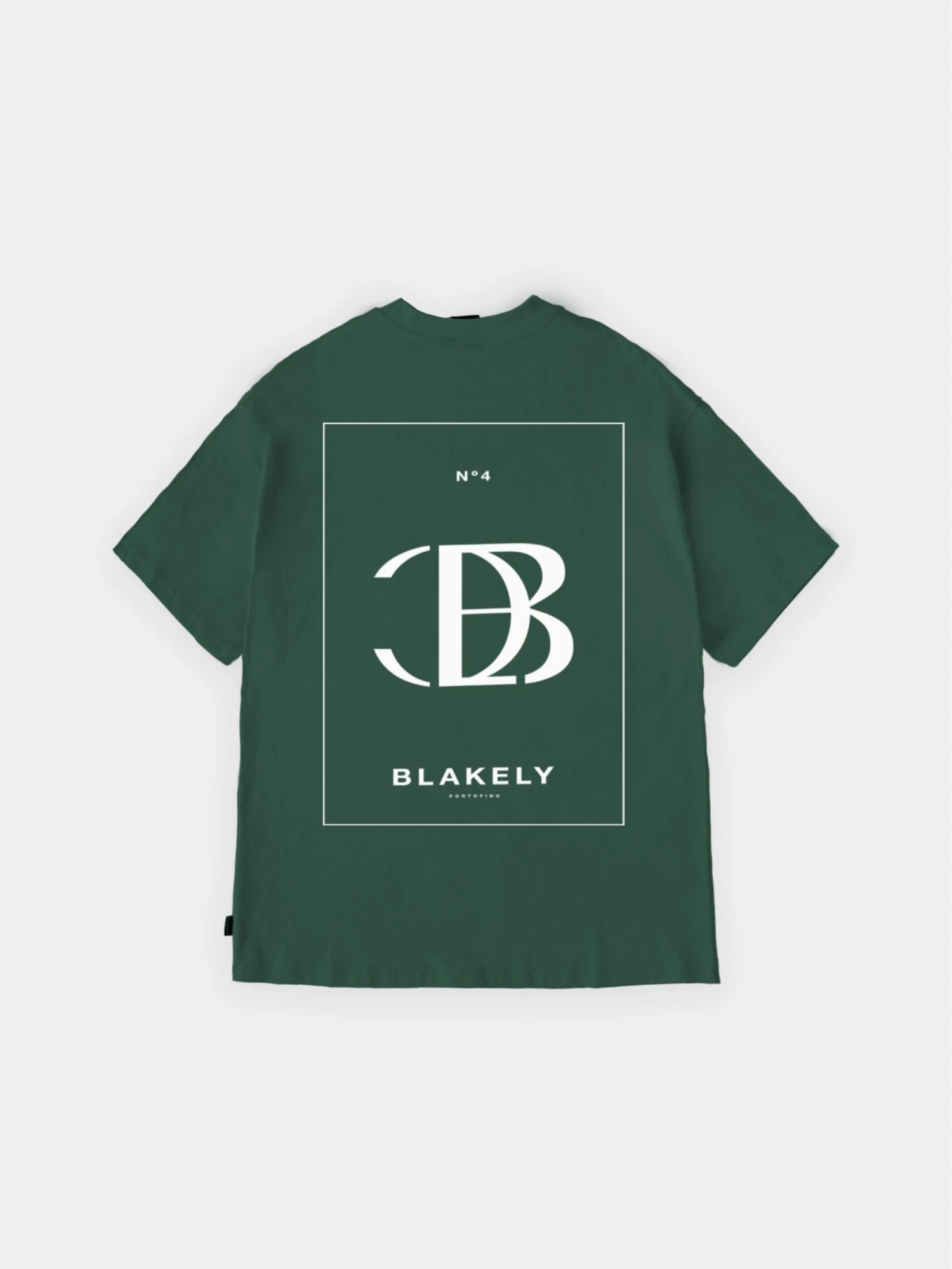 Riviera Initial Relaxed T-Shirt - Dark Green 9 Riviera Initial Relaxed T-Shirt - Dark Green - Image 7