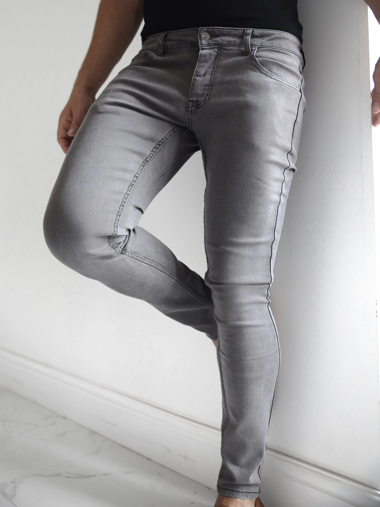 Vol. 7 Skinny Jeans - Grey 4 Vol. 7 Skinny Jeans - Grey - Image 2