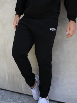 Varsity Relaxed Sweatpants - Black -Cheap Clothing Store VarsityLEAD Resized
