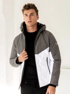 Arctica Jacket - Grey/White -Cheap Clothing Store White 04D