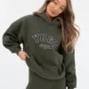Yoga Oversized Hoodie - Khaki Green -Cheap Clothing Store YOGAKHAKI