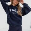 Yoga Oversized Hoodie - Navy -Cheap Clothing Store YOGANAVY