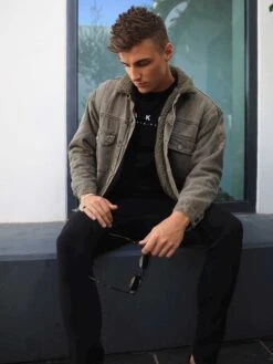 Rapha Denim Jacket - Army Green 19 Rapha Denim Jacket - Army Green -Cheap Clothing Store army green 0